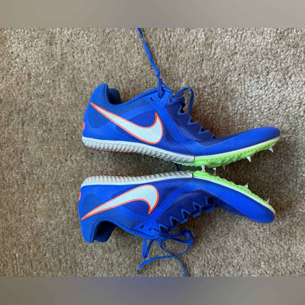 Nike Zoom Rival distance track & field shoes racer blue men size 11.5